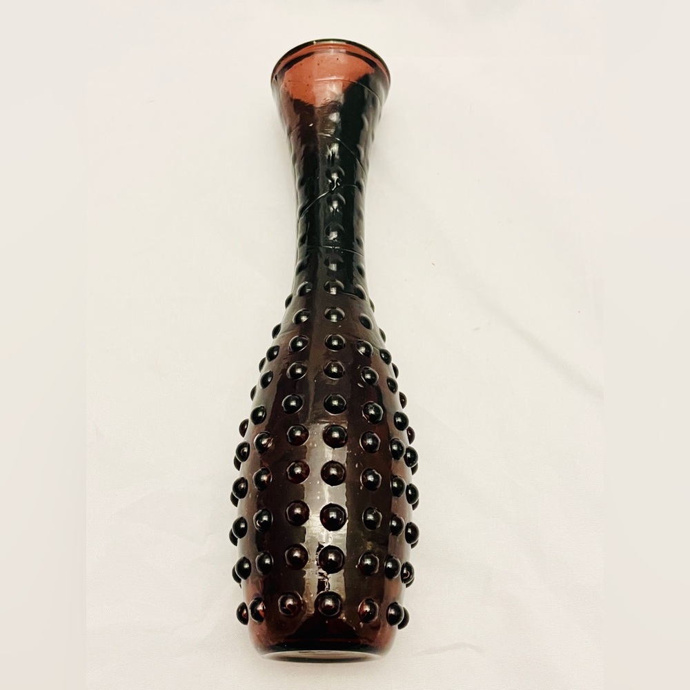Mid-Century Amethyst Hobnail Bud Vase, Vintage, EUC - Picture 9 of 9